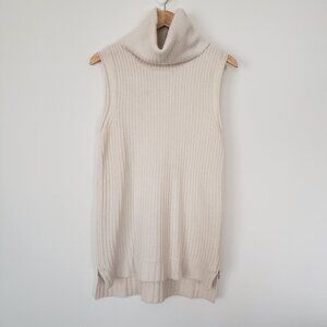 Elie Tahara Size S Cream 100% Cashmere Sweater Vest
